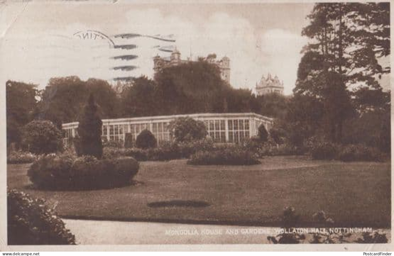 Nottingham Mongolia House Wollaton Hall Antique Postcard
