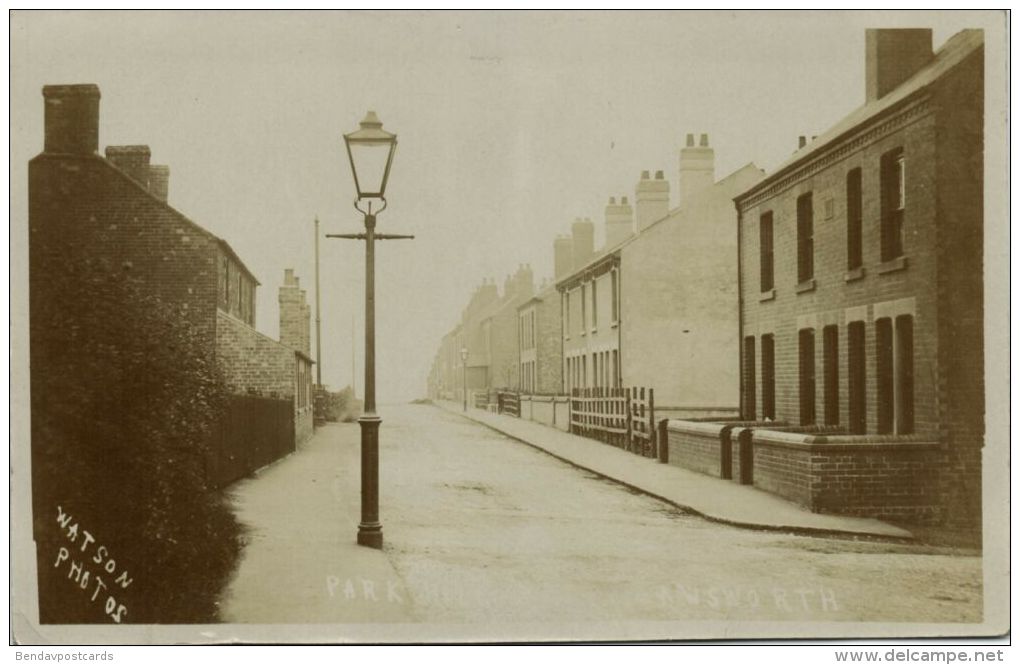 nottinghamshire, AWSWORTH, Park Hill or Avenue (1910s) Watson RPPC
