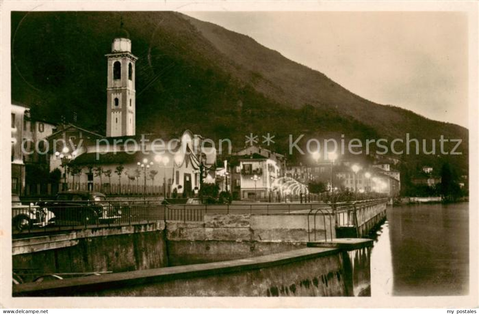 Notturno Am Abend am Luganersee