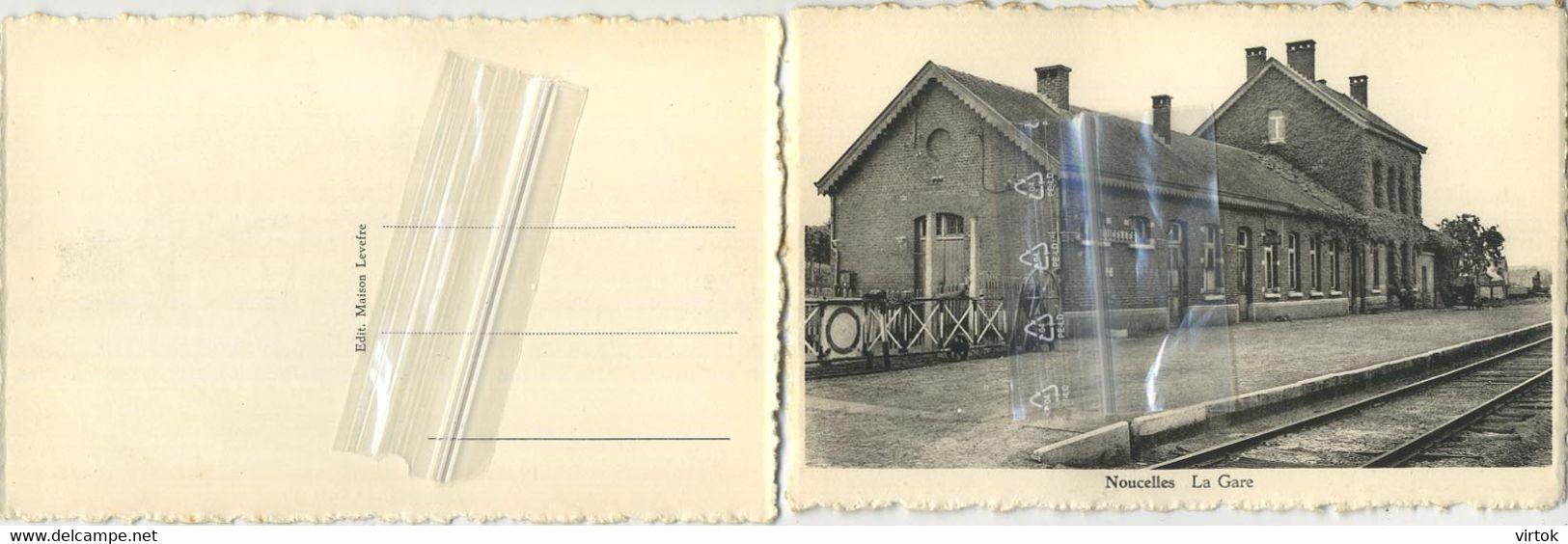 NOUCELLES - LA GARE (Braine-le-Château,)--est une halte ferroviaire belge fermée de la ligne 115