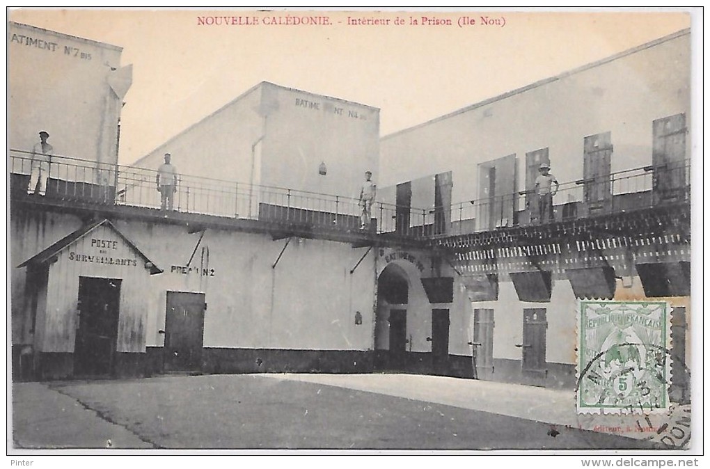 NOUVELLE CALEDONIE - Intérieur de la prison (Ile NOU)