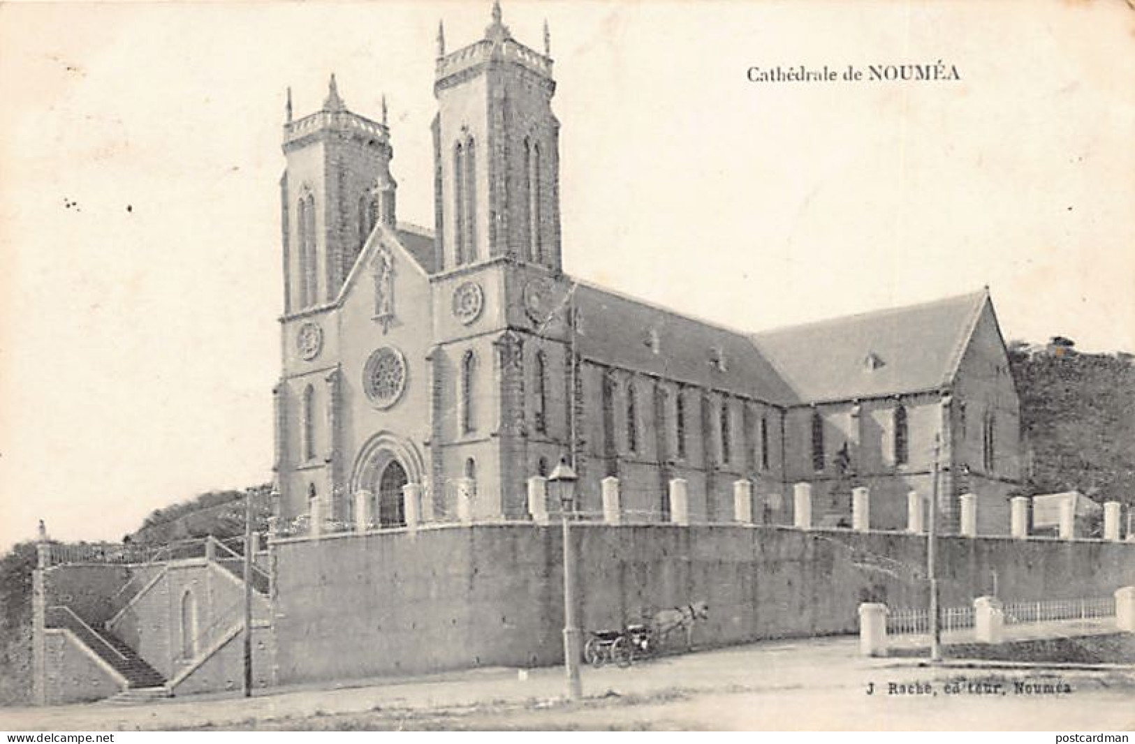 Nouvelle-Calédonie - NOUMÉA - La cathédrale - Ed. J. Raché