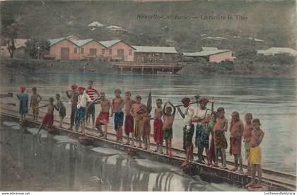 [-25%] CPA NOUVELLE CALEDONIE - la riviere le thio - colorisé - rare - animé