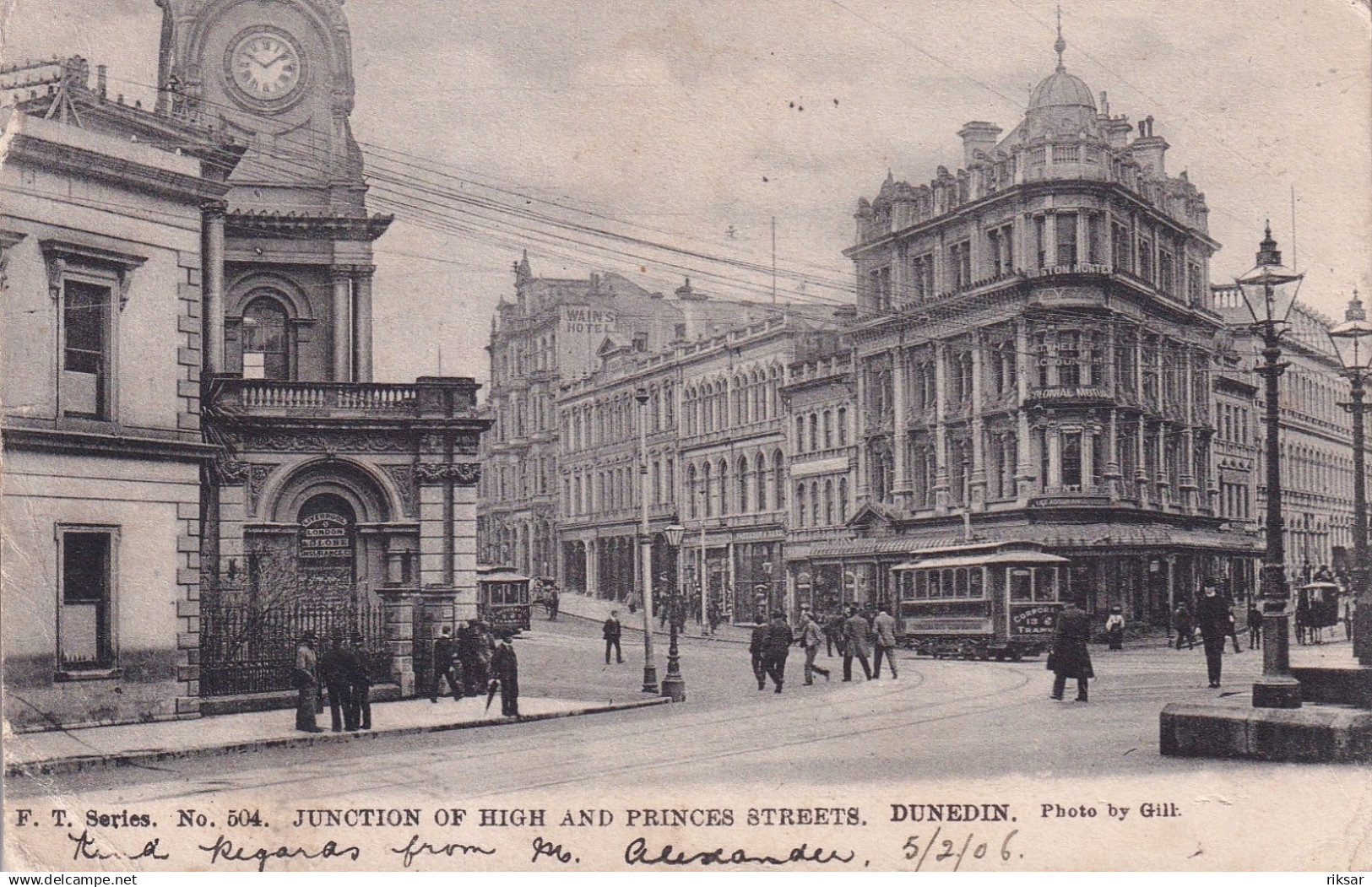 NOUVELLE ZELANDE(DUNEDIN) TRAMWAY