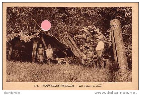 NOUVELLES HEBRIDES **  LES TABOUS DE RANO