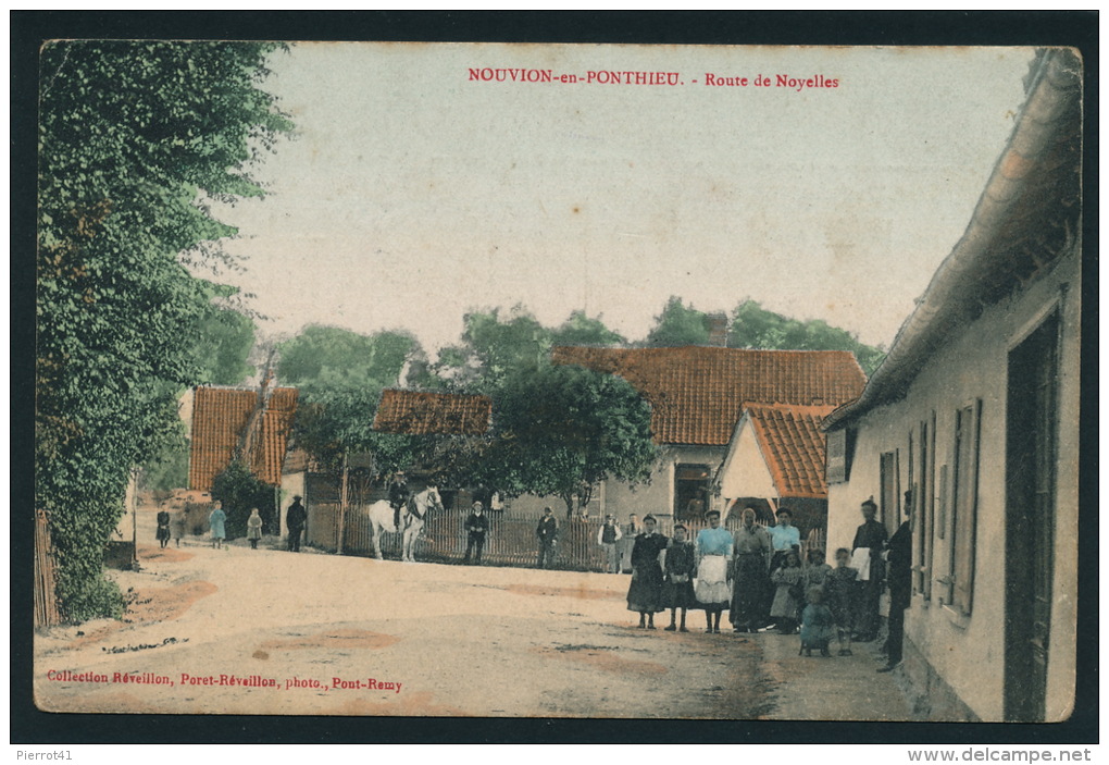NOUVION EN PONTHIEU - Route de Noyelles