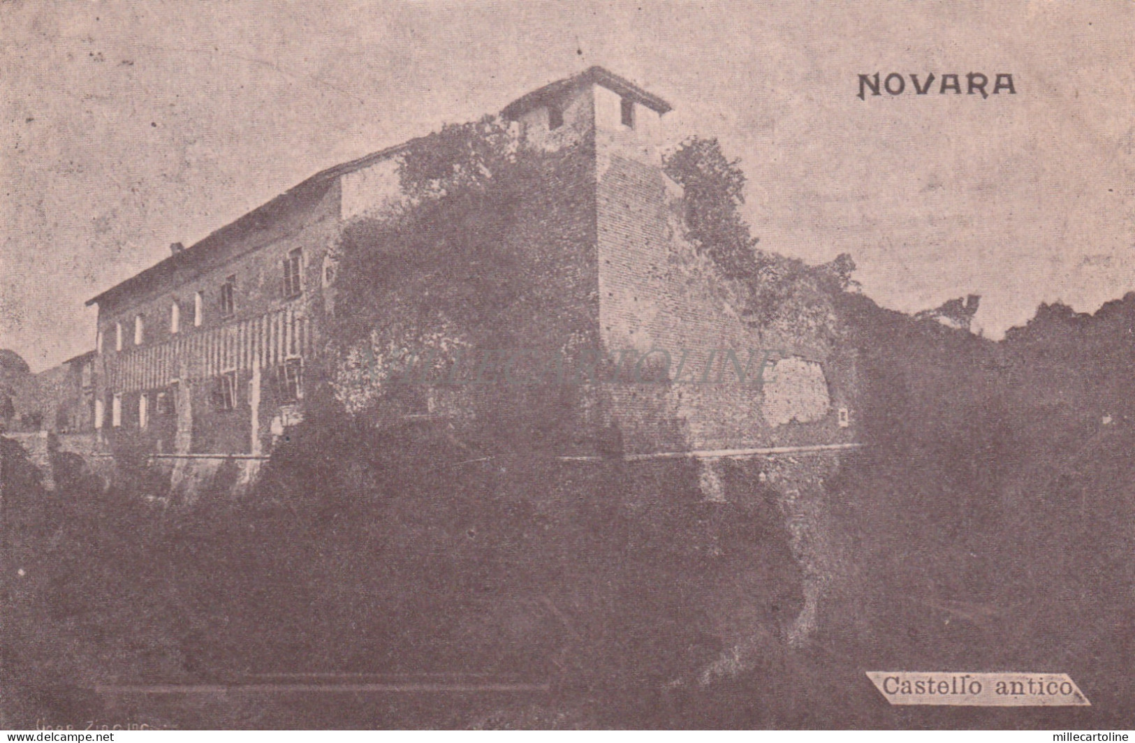 NOVARA - Castello antico 1901