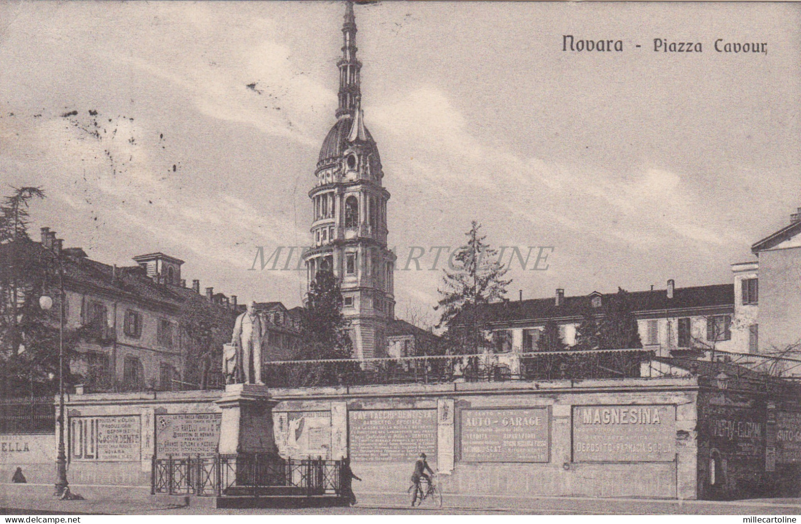NOVARA - Piazza Cavour 1912