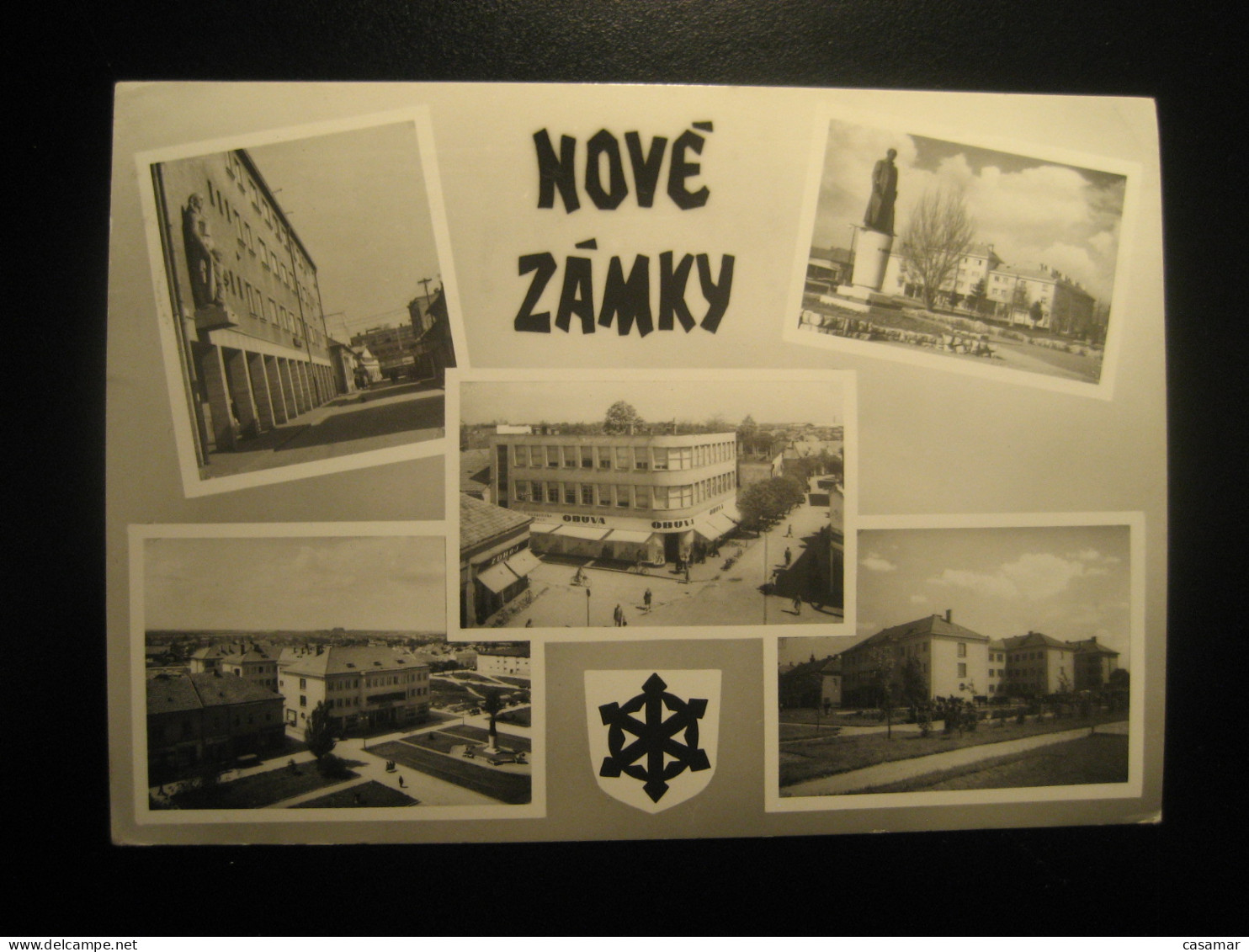 NOVE ZAMKY postcard CZECHOSLOVAKIA Slovakia