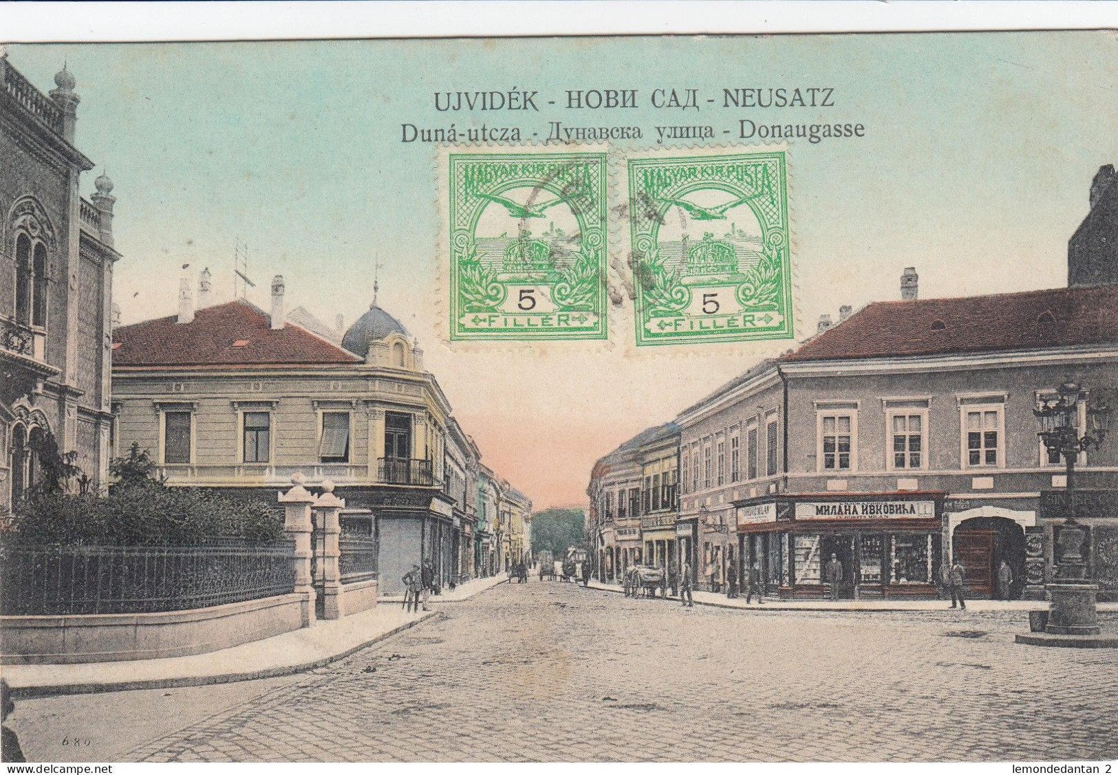Novi Sad - Újvidék - Neusatz - Duna utca - Donaugasse