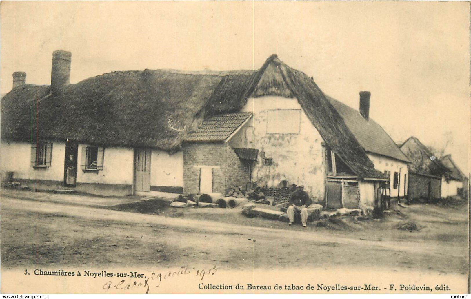 NOYELLES SUR MER - Chaumières.