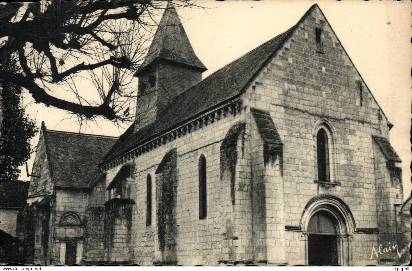 Noyers sur Cher CPA L'eglise datant du 14eme