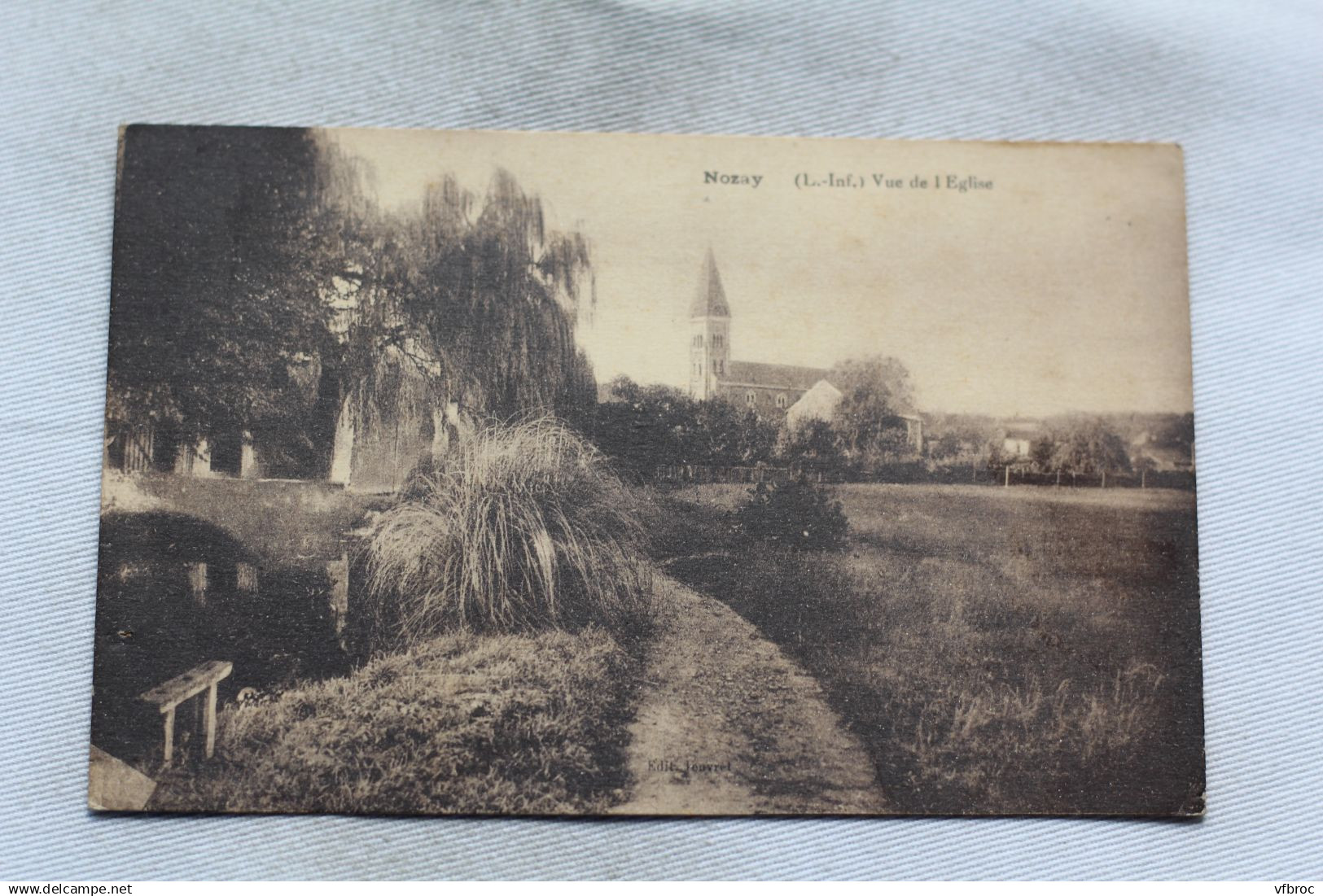 Nozay, vue de l'église, Loire Atlantique 44