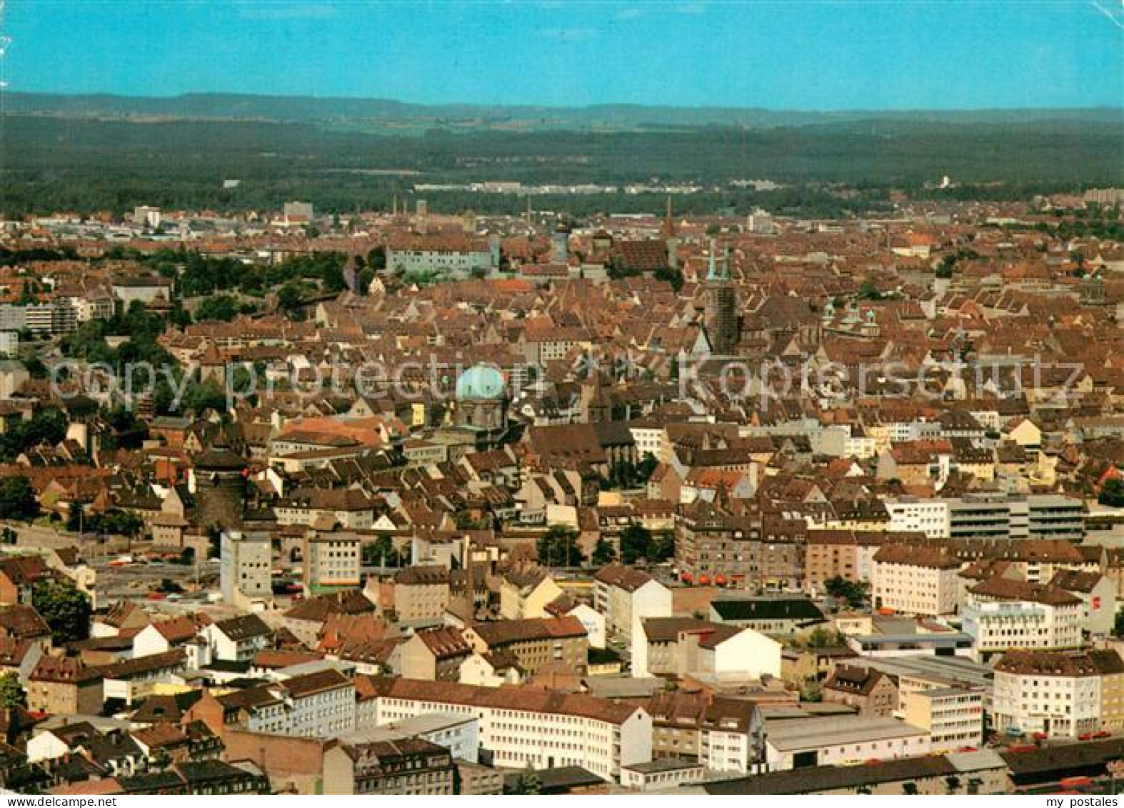 Nuernberg Burg Panorama