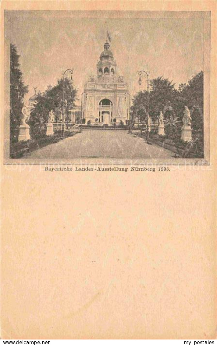 NueRNBERG  CITY Bayerische Landes Ausstellung Nuernberg 1896