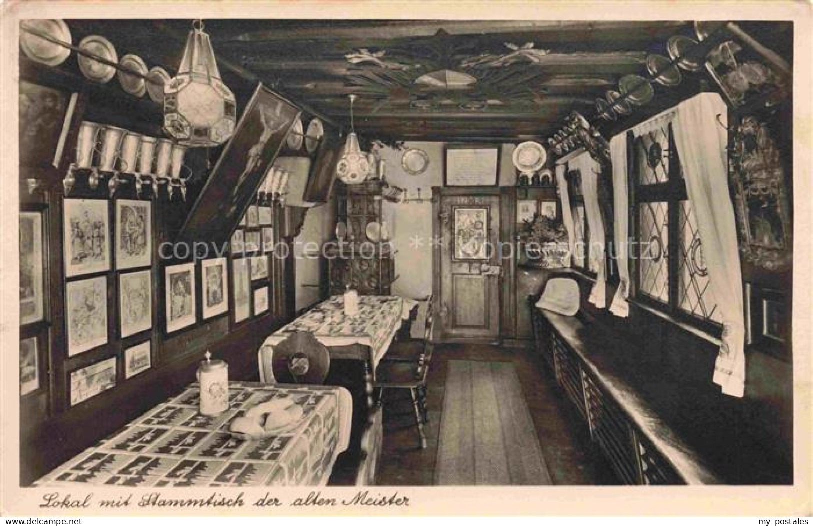 NueRNBERG  CITY Bratwurstloecklein zu Nuernberg Lokal mit Stammtisch