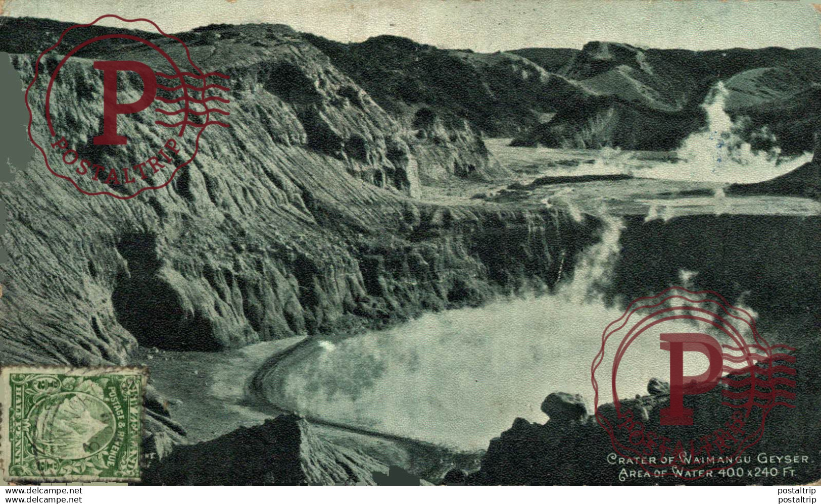 NUEVA ZELANDA. Crater of Waimangu Geyser