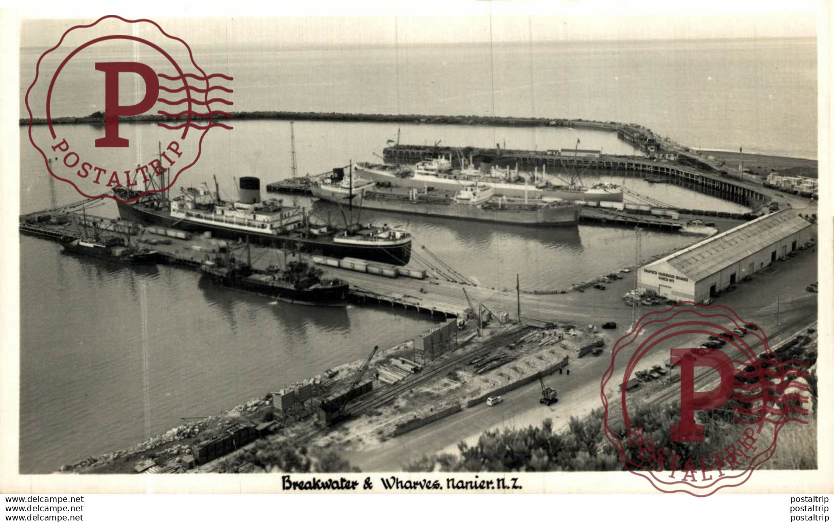 NUEVA ZELANDA // NEW ZEALAND. BREAKWATER & WHARVES NANIER