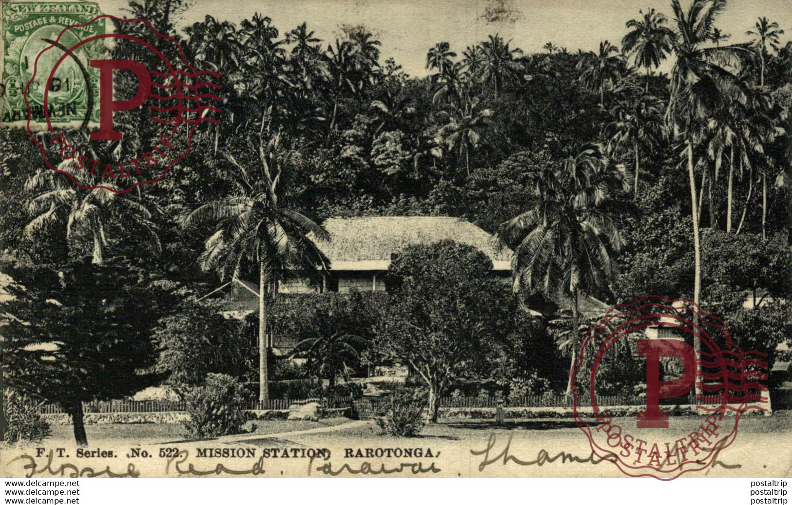 NUEVA ZELANDA // NEW ZEALAND. MISSION STATION. RAROTONGA.