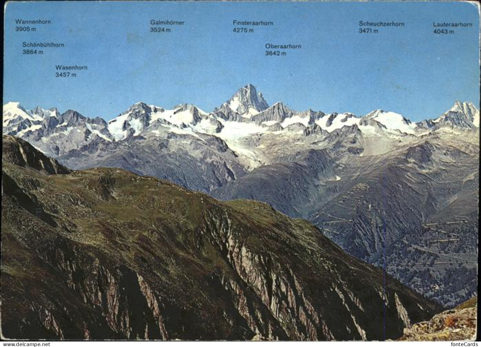 Nufenen Ulrichen Nufenen-Passhoehe