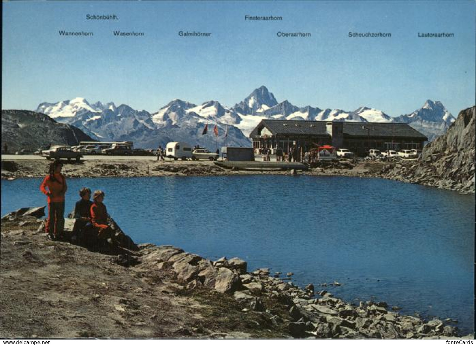 Nufenen Ulrichen Nufenenpasshoehe mit See