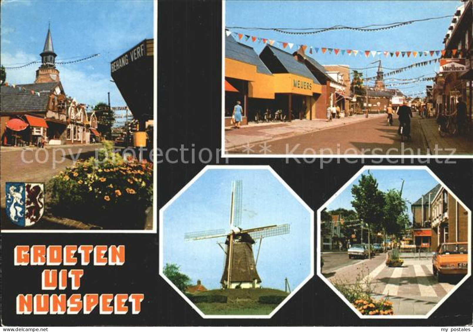 Nunspeet Strassenpartie Windmuehle