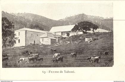 New Caledonia, YAHOUÉ, Ferme, Farm (1900s) Melanesia Postcard