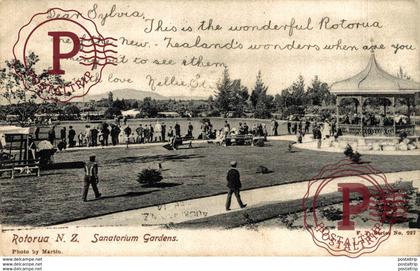 rotorua - sanatorium gardens  NEW ZEALAND NUEVA ZELANDA