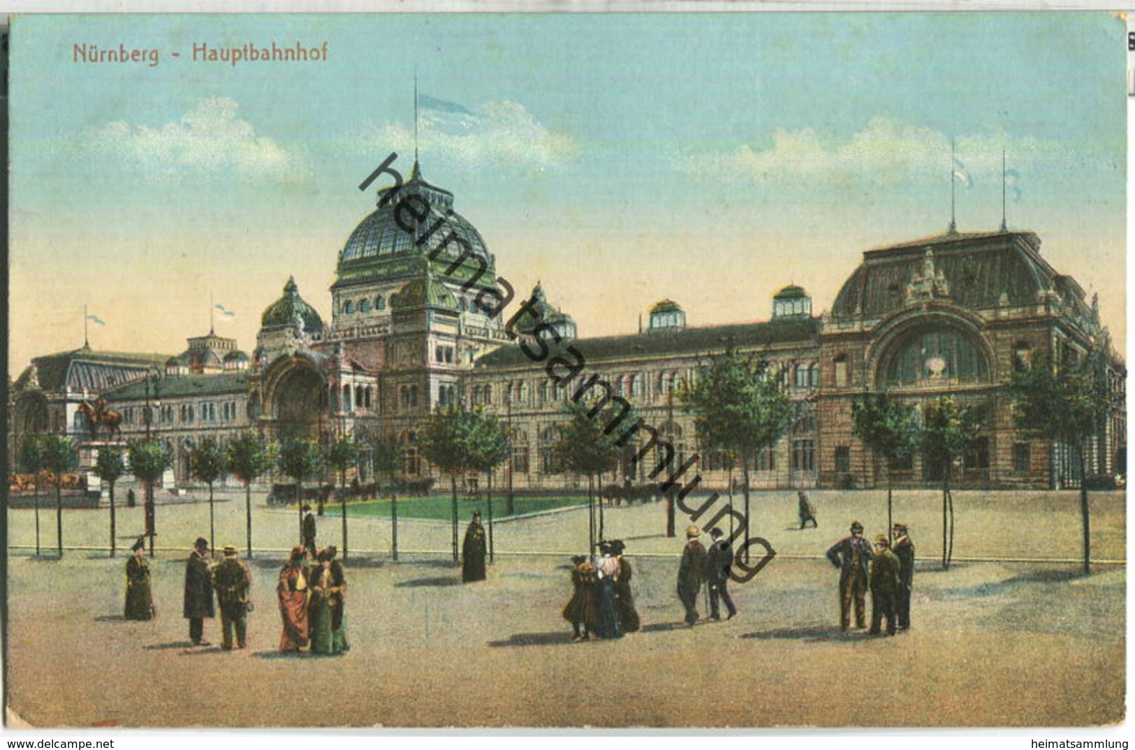 Nürnberg - Hauptbahnhof - Verlag Hermann Martin Nürnberg - Feldpost