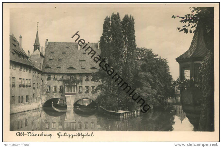 Nürnberg - Heiliggeistspital - Foto-AK - Verlag Liebermann & Co. Nürnberg 40er Jahre