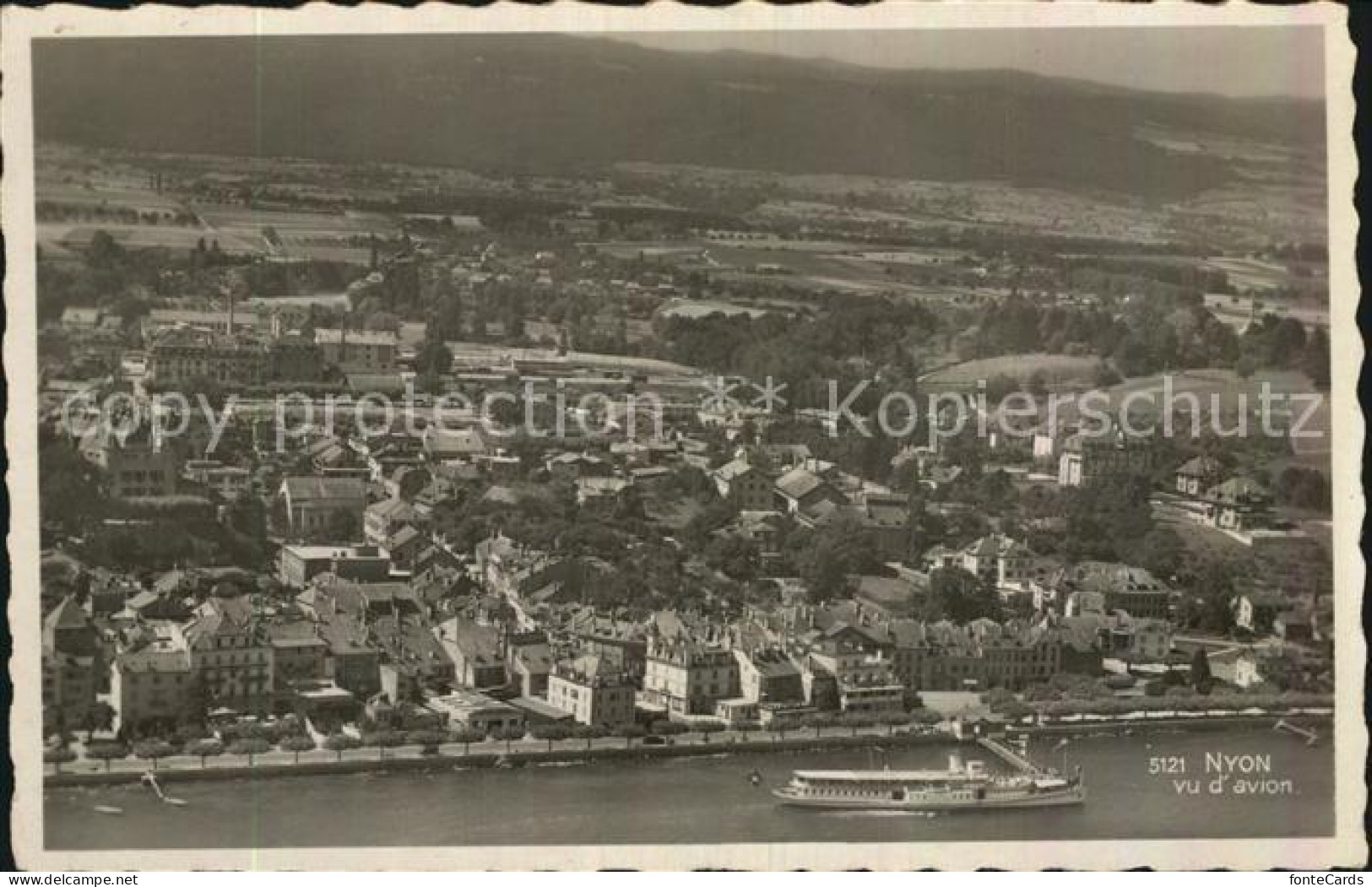 Nyon VD vu d avion