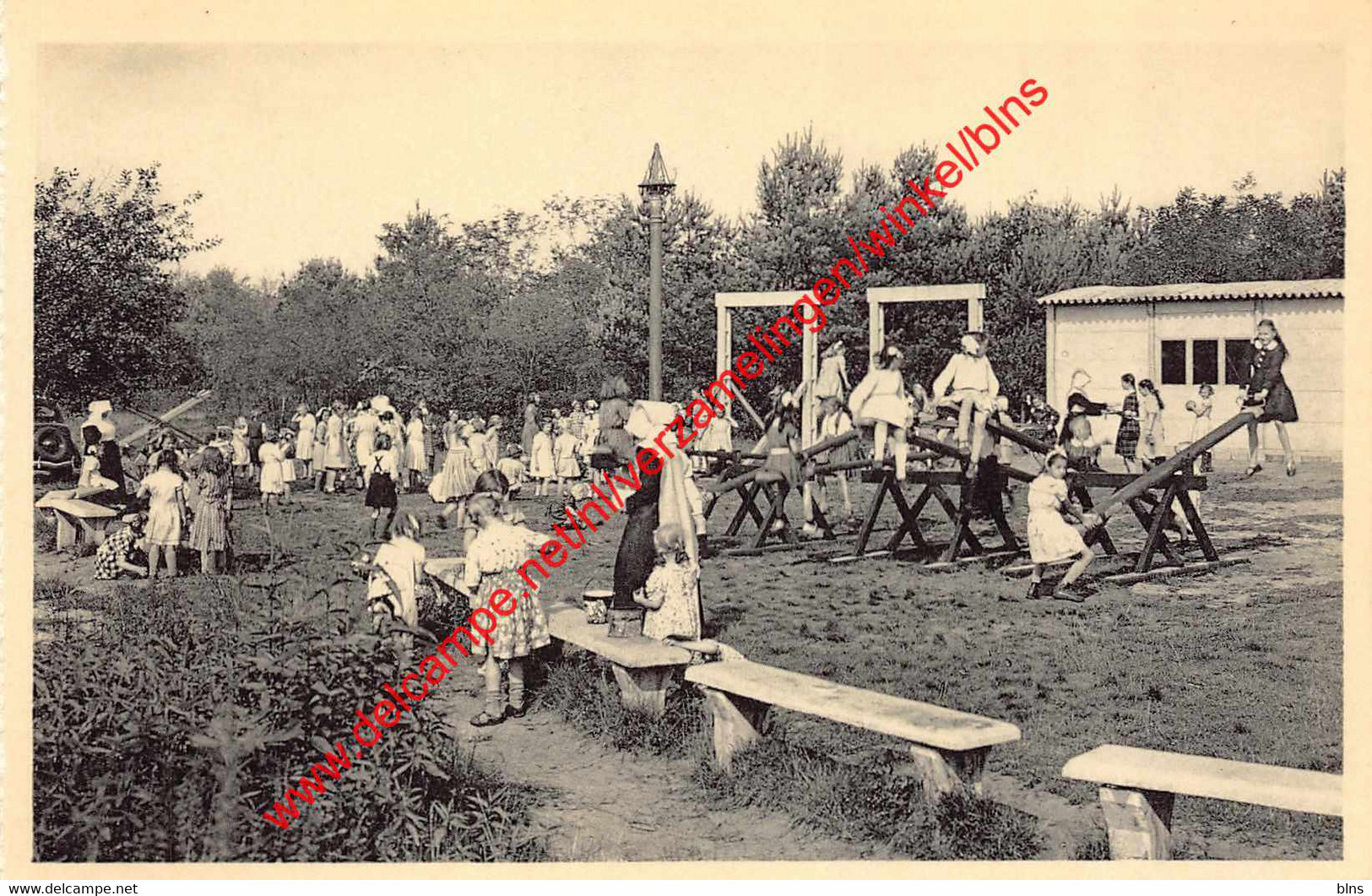 O.L. Vrouw van de Kempen - open-lucht school voor zwakke meisjes - speelplein - Ravels
