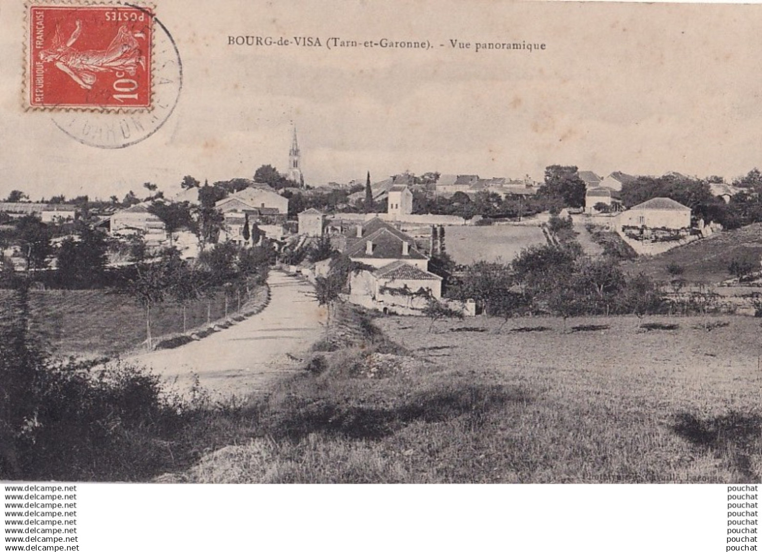 O17-82) BOURG DE VISA (TARN ET GARONNE)  VUE PANORAMIQUE