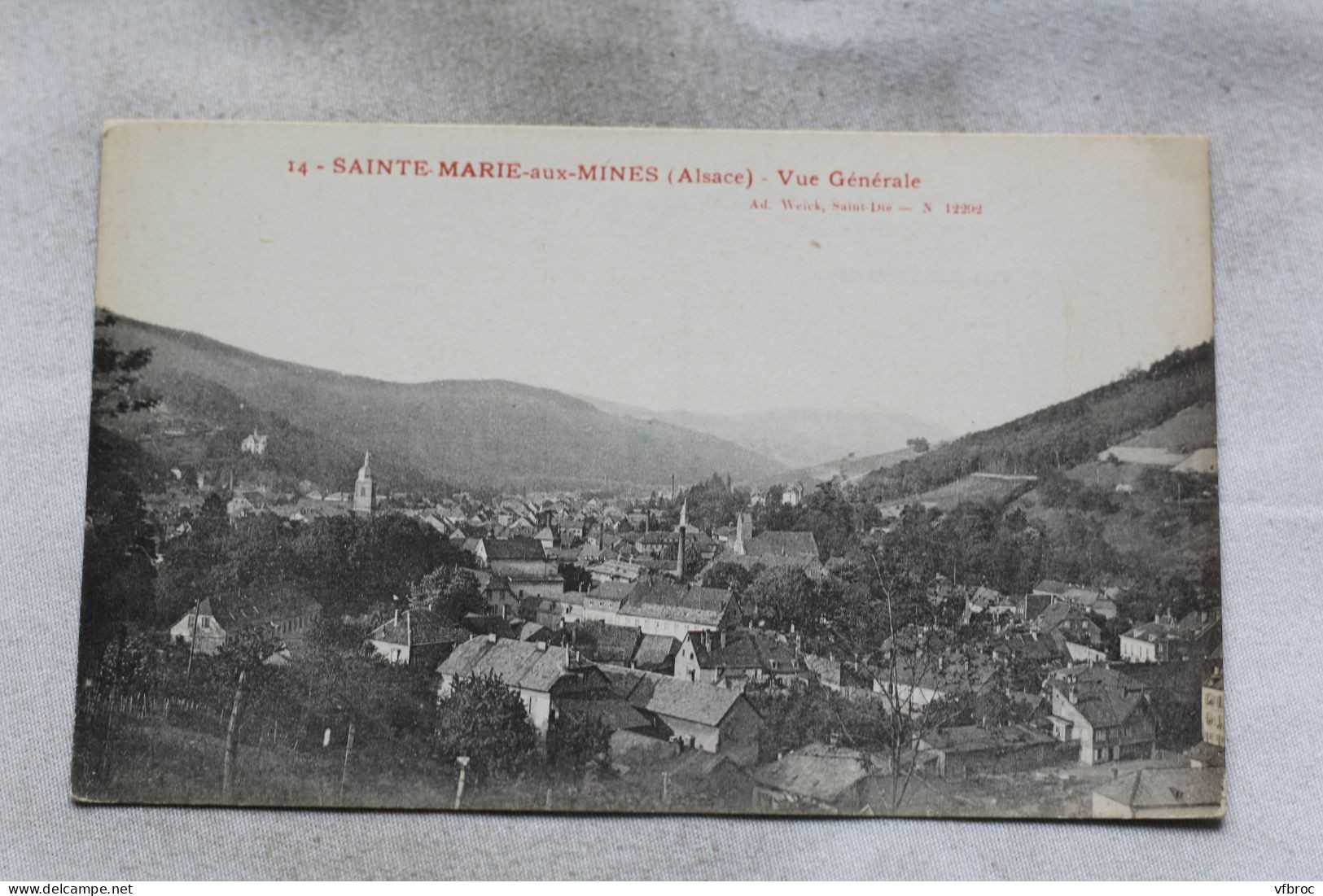 O181, Sainte Marie aux Mines, vue générale, Haut Rhin 68