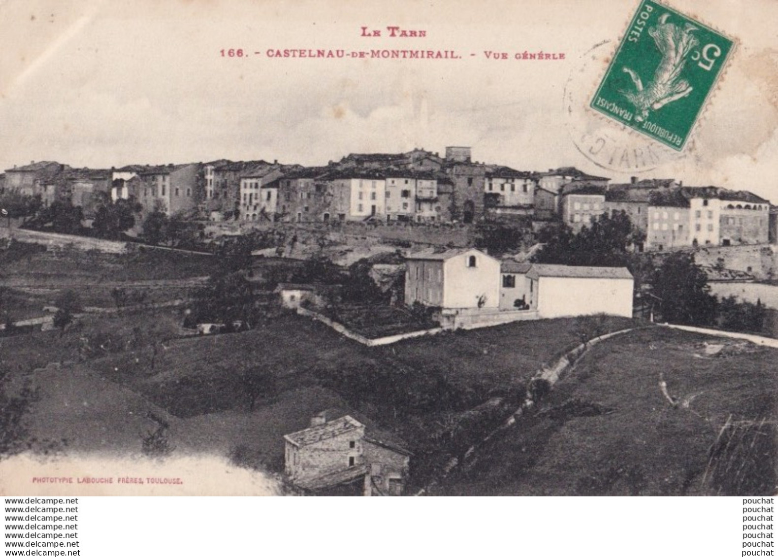 O21-81) CASTELNAU DE MONTMIRAIL (TARN)  VUE GENERALE