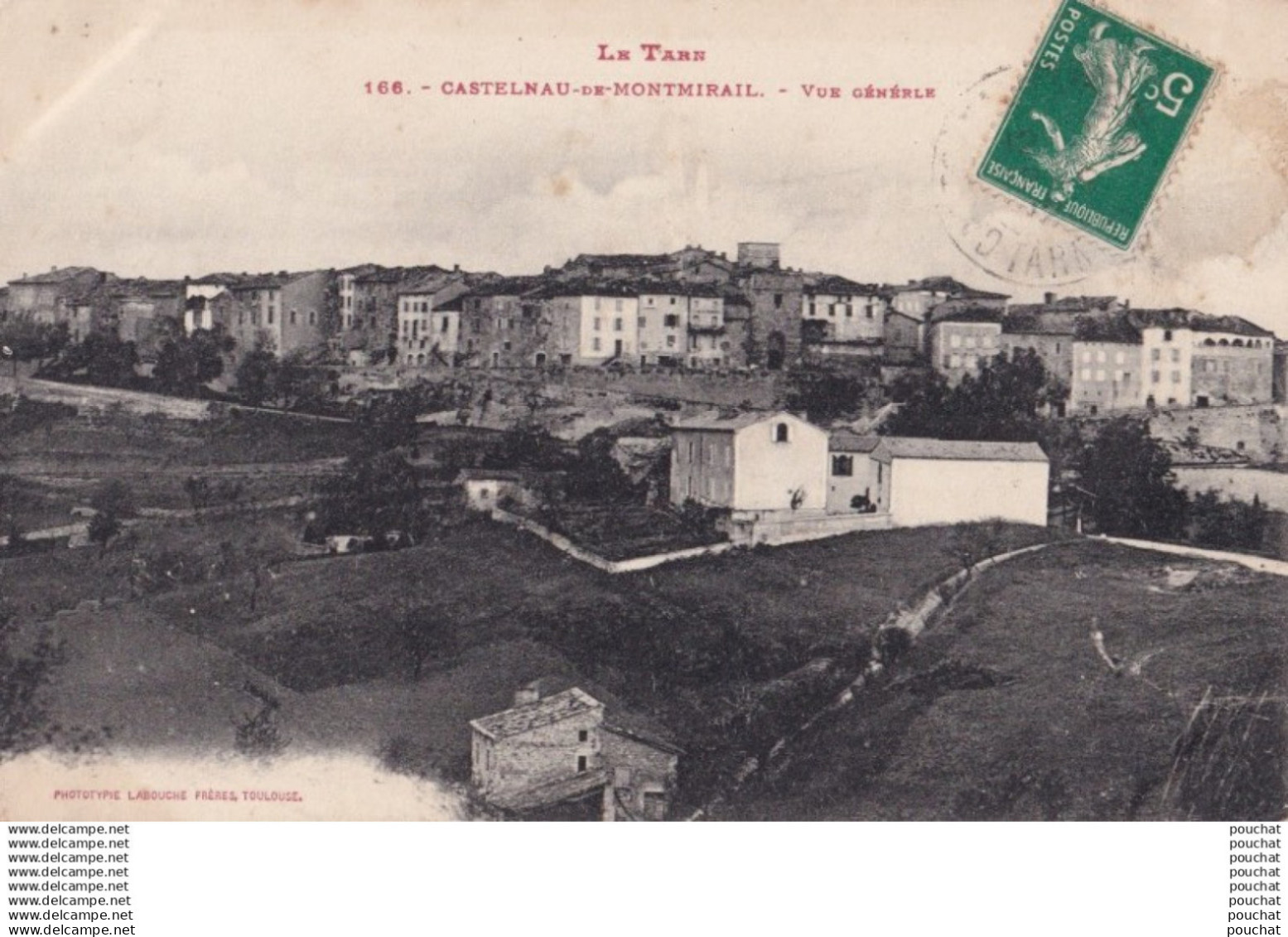 O21-81) CASTELNAU DE MONTMIRAIL (TARN)  VUE GENERALE