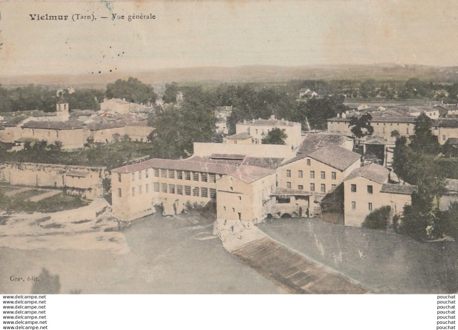 O4-81) VIELMUR (TARN) VUE GENERALE  - (2 SCANS)