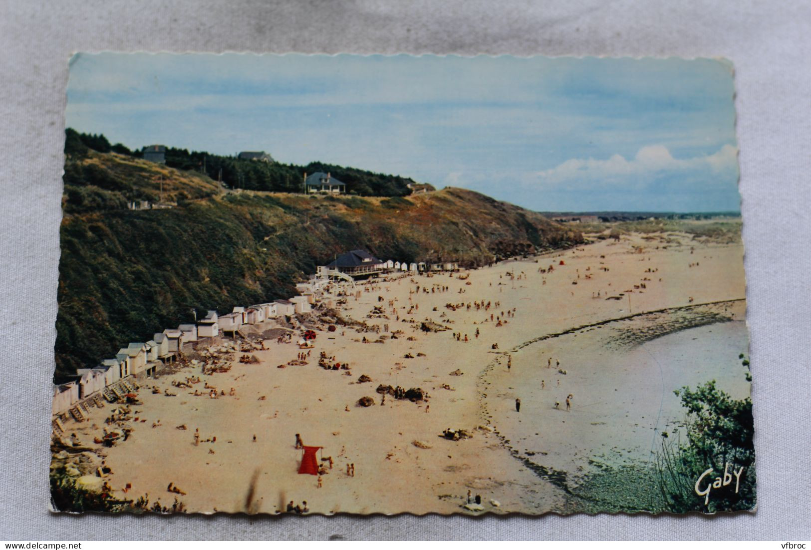 O524, Cpm, Carteret, la plage de la Potinière, Manche 50