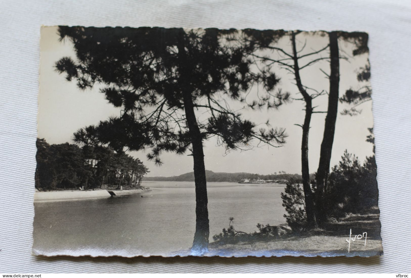 O606, Cpm, Hossegor, l'entrée du lac, Landes 40