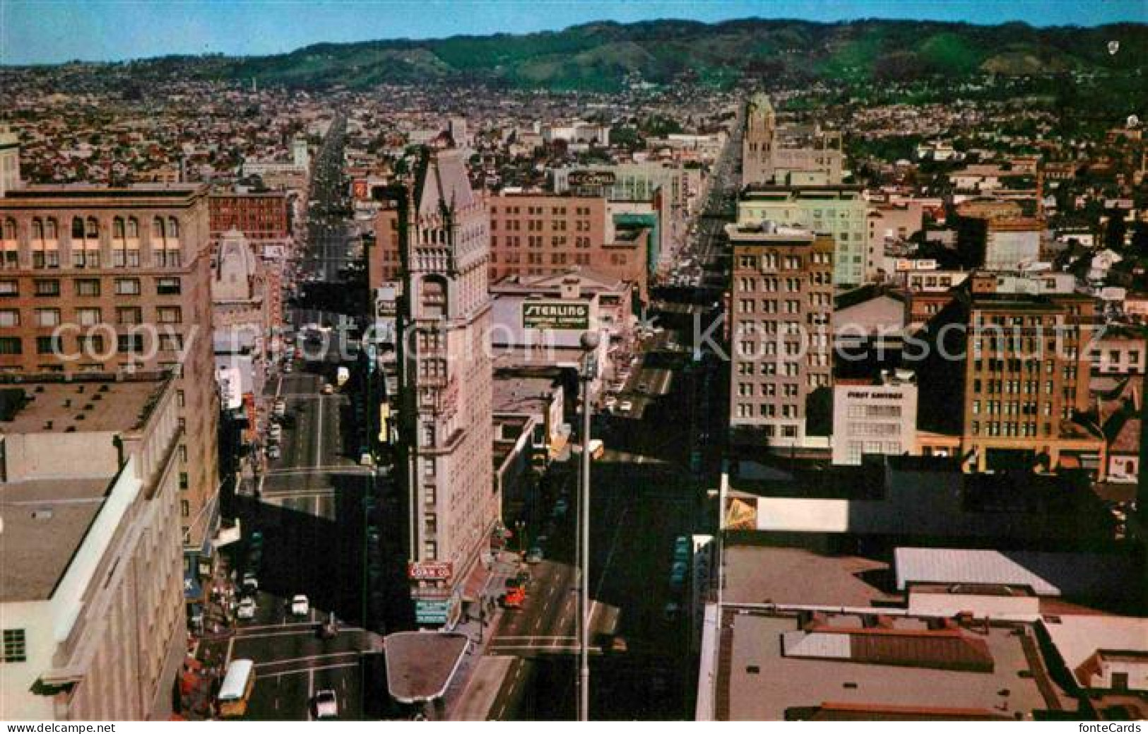 Oakland California Fliegeraufnahme Downtown