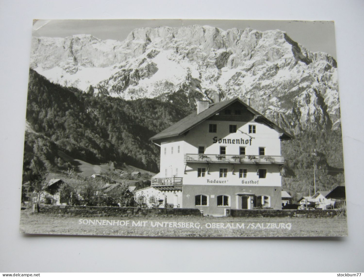 Oberalm, Salzburg, Gasthof Sonnenhof,   Schöne Karte um 1960