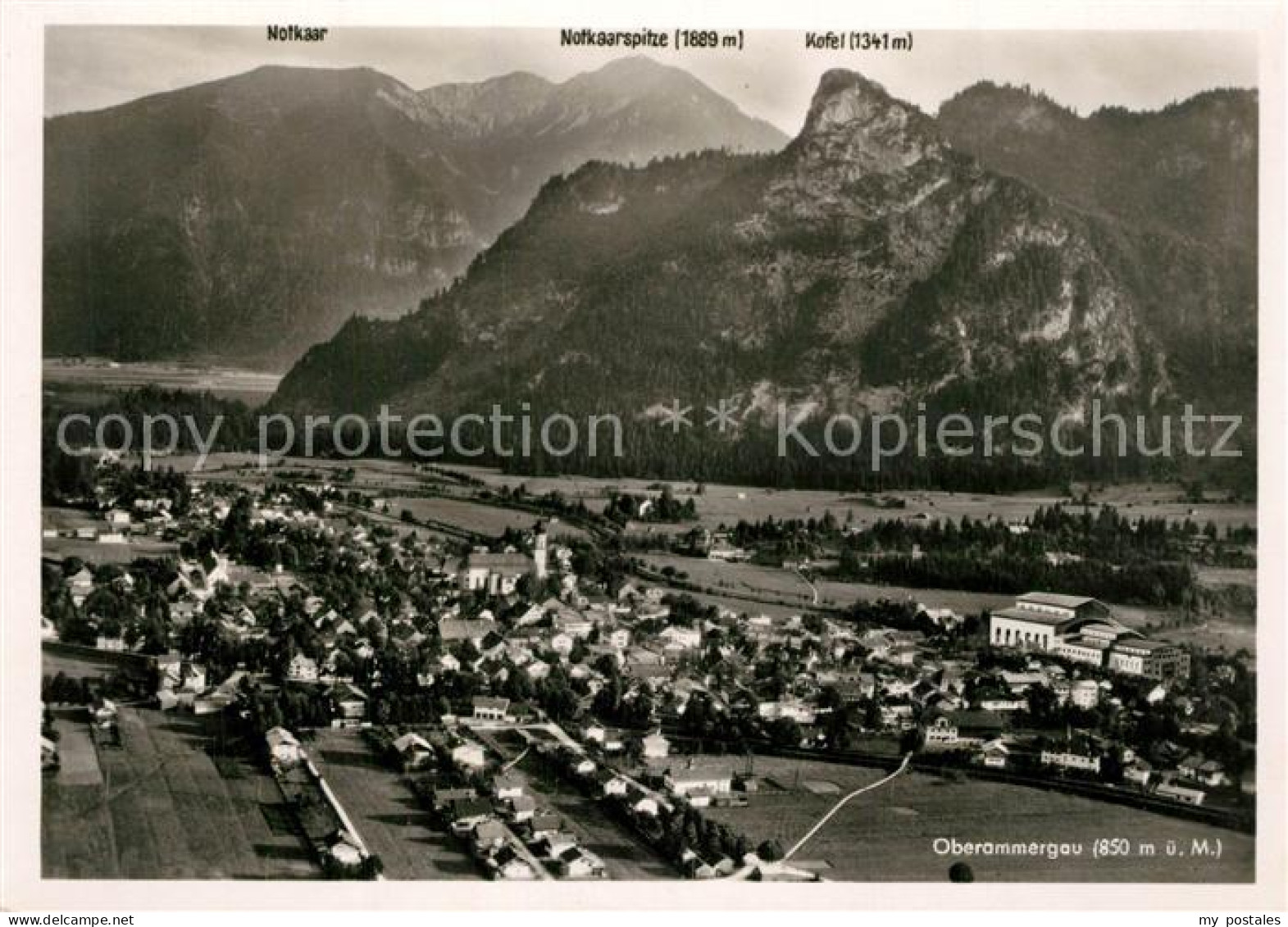 Oberammergau Fliegeraufnahme