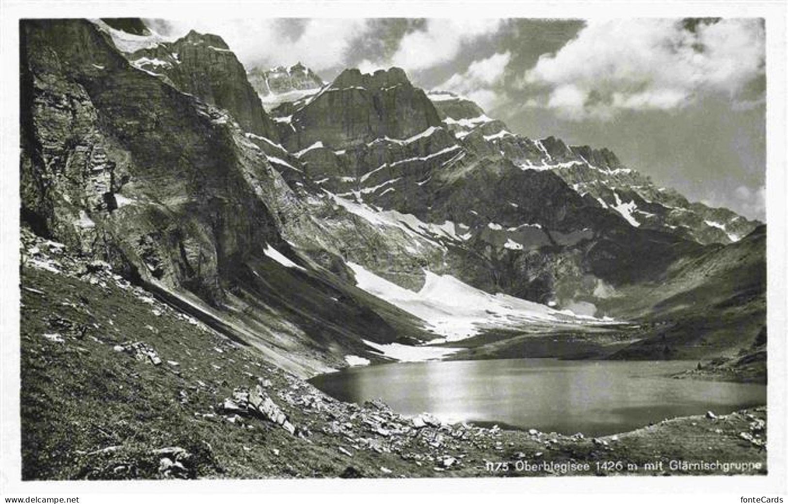 Oberblegisee Luchsingen GL mit Glaernischgruppe