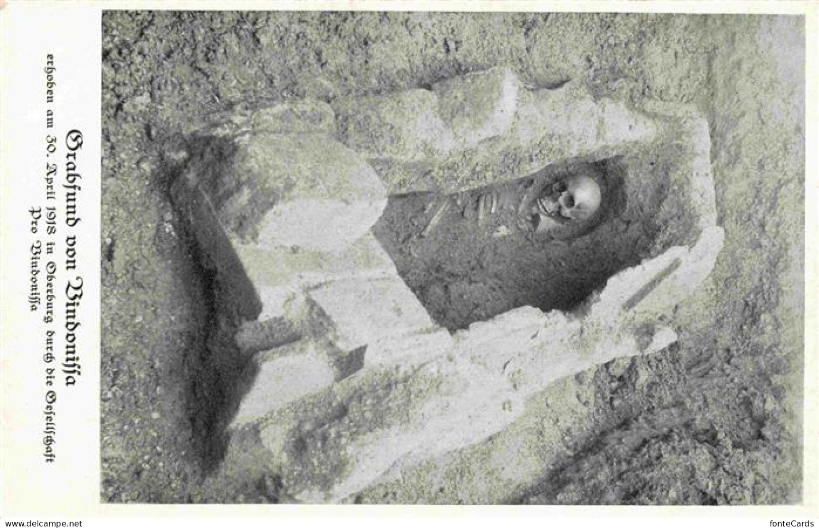 Oberburg BE Geoeffnetes Grab