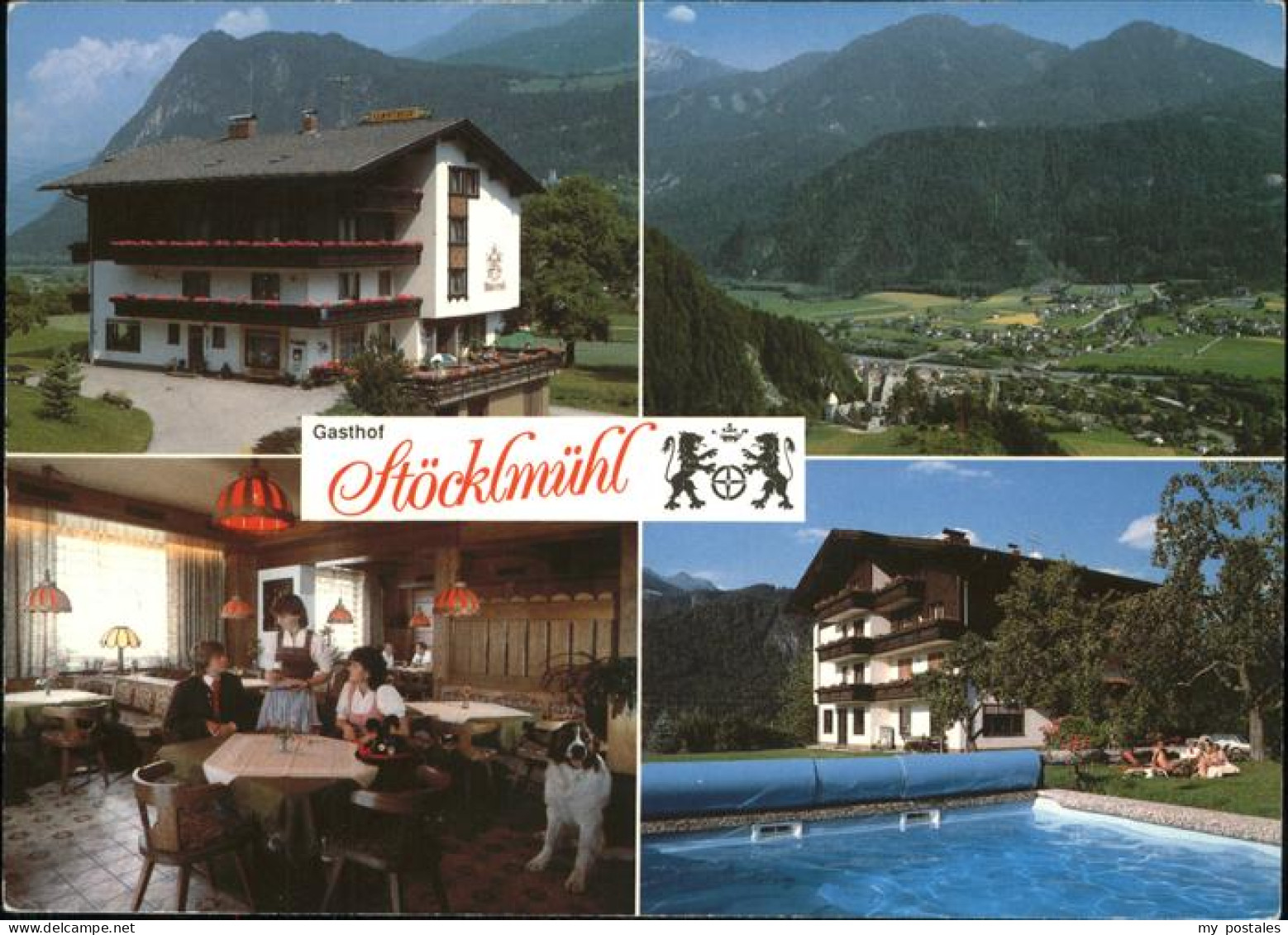 Oberdrauburg Kaernten Gasthof Stoeckmuehl Schwimmbad