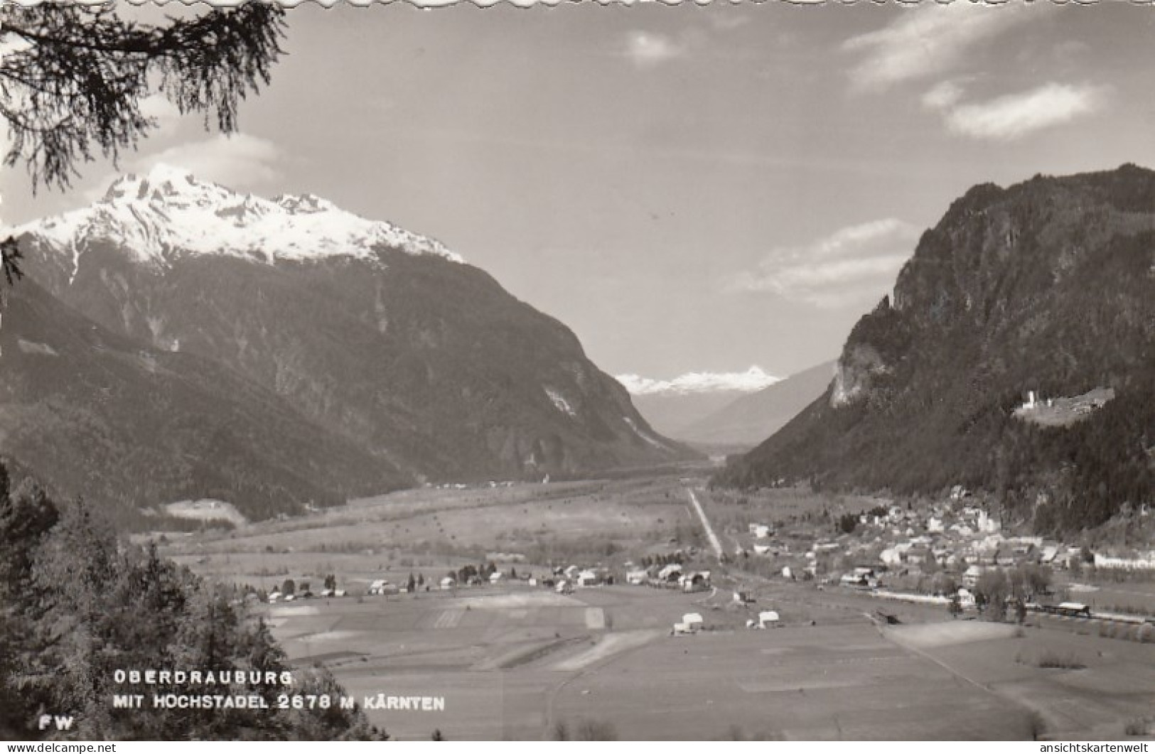 Oberdrauburg, Kärnten, mit Hochstadel ngl #F9520