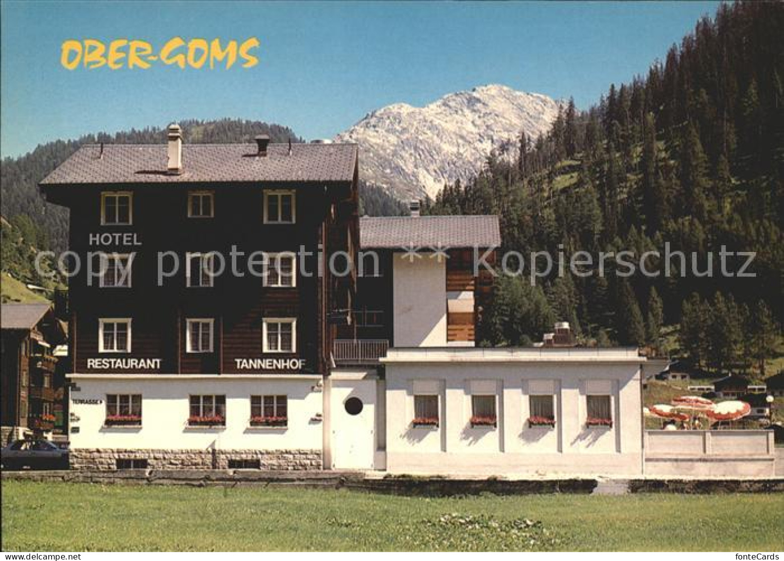 Obergoms Hotel Restaurant Tannenhof