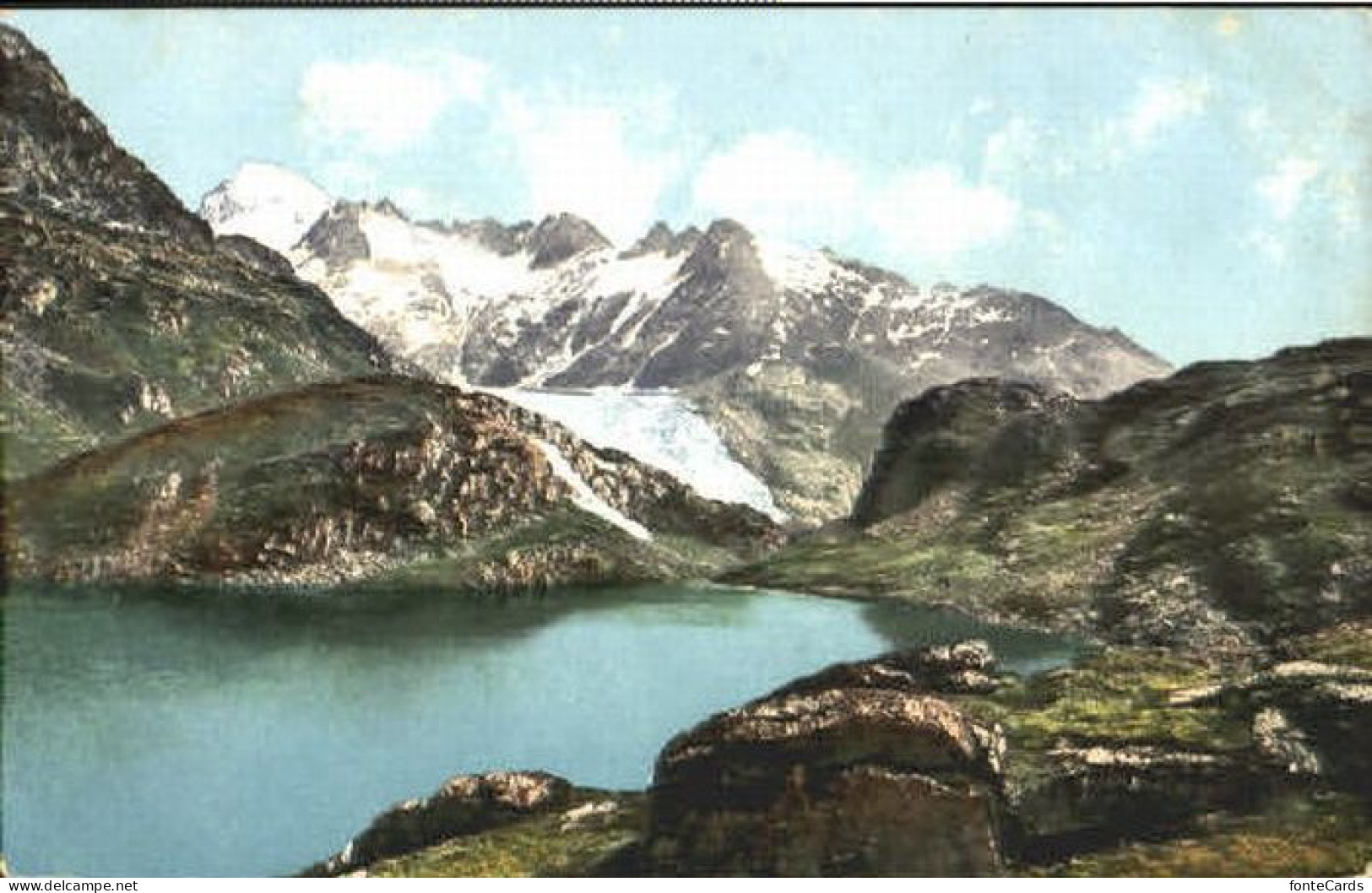 Obergoms Totensee Grimselpasshoehe ungelaufen ca. 1920