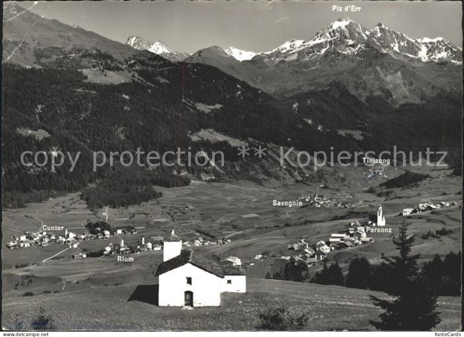 Oberhalbstein Cunter Savognin Tinizong Riom Parsonz