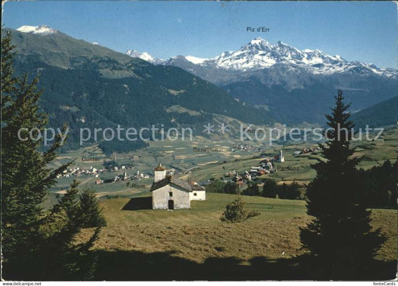 Oberhalbstein mit Cunter Riom Parsonz Savognin Tinizong